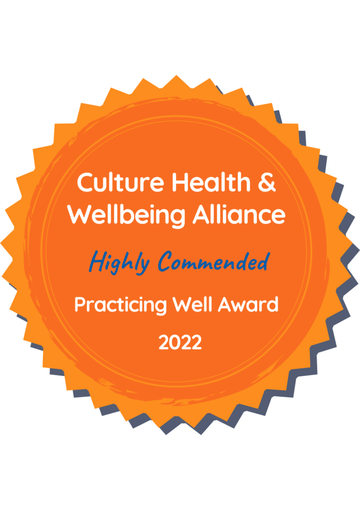 Culture Health and Wellbeing Awards Highly Commended