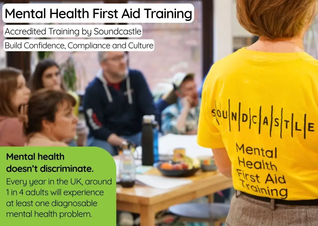 Mental health doesn’t discriminate. Every year in the UK, around 1 in 4 adults will experience at least one diagnosable mental health problem.